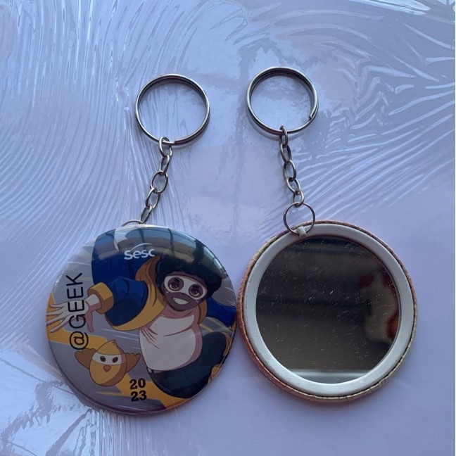 Chaveiro Botton Espelho-29081AI