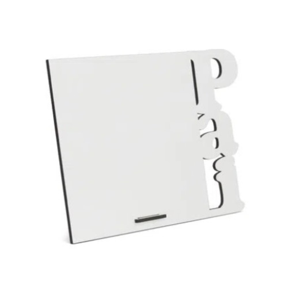 Porta Retrato em mdf branco 10x15cm-1030723MR