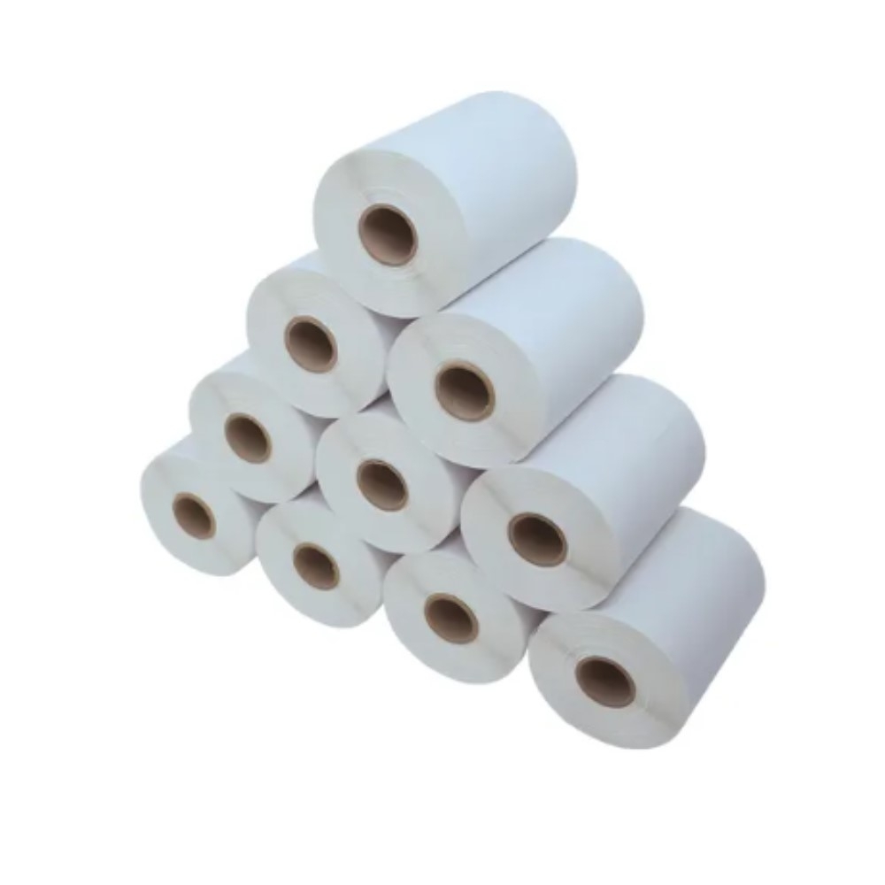 10 Rolos Etiqueta 60x40 Térmica Zebra Argox Elgin Cor Branco-2404ML