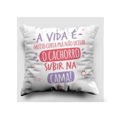 Almofada Branca Personalizada -17031ALE