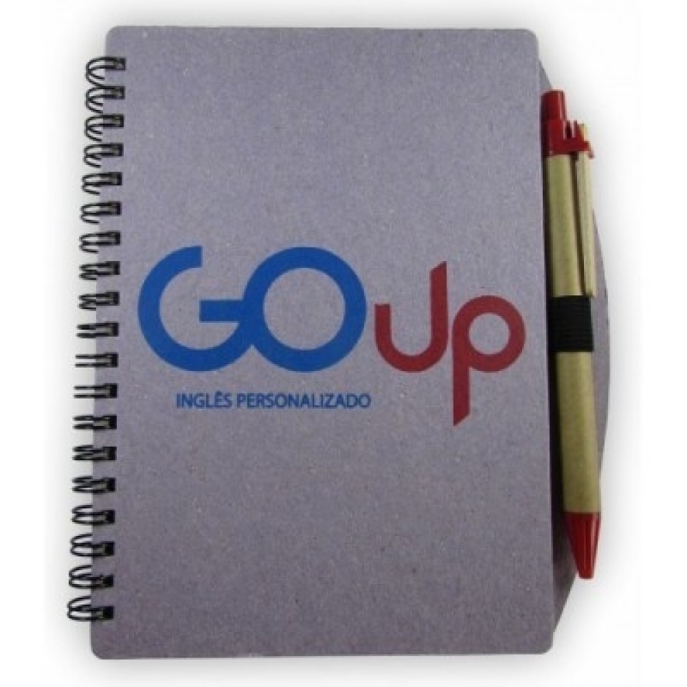 Caderno ECO Rustic com Caneta-0608CB