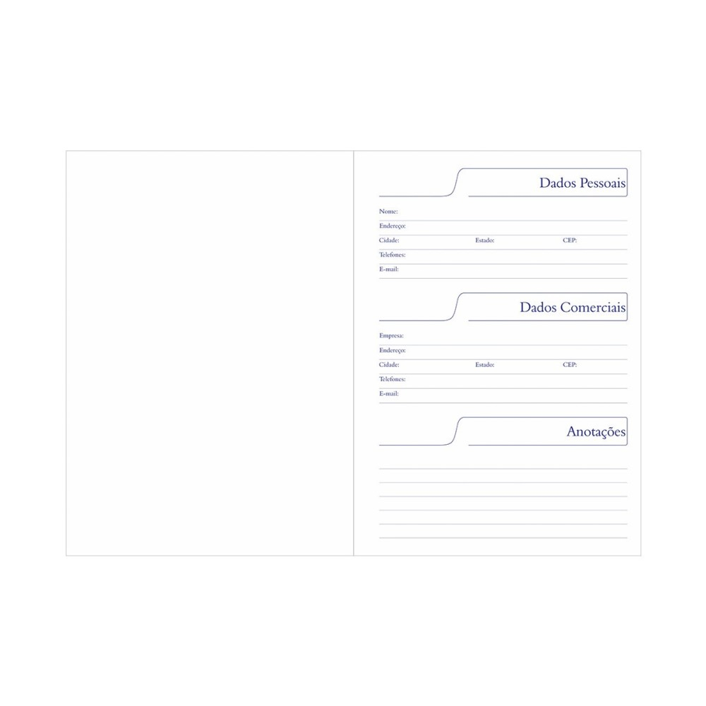 Caderno de Negócios Permanente