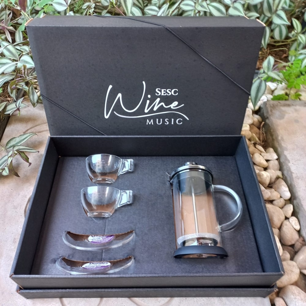 Cafeteira + xicaras-KT-9066R