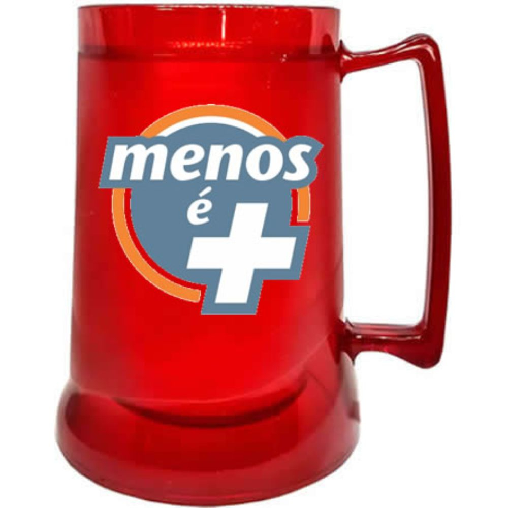 Caneca Gel Colorida em Acrílico Personalizada