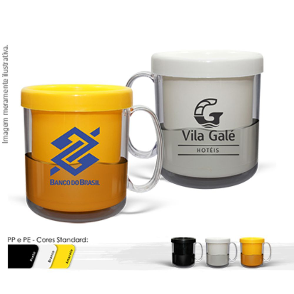 Caneca Térmica Gel Interno -602BB