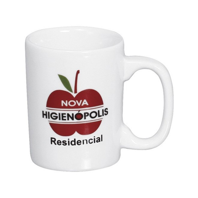 Caneca de Porcelana Branca 160ml-07041BM