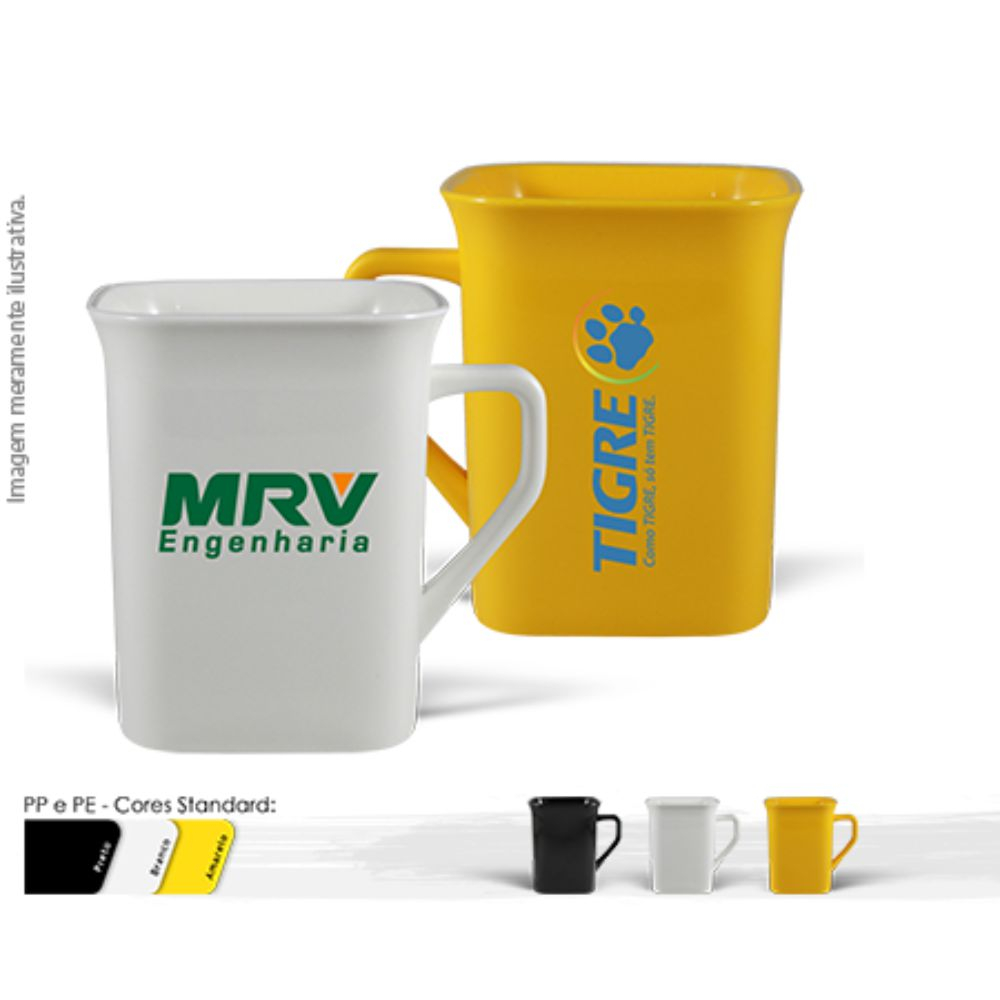 Caneca quadrada 250ml-215BB