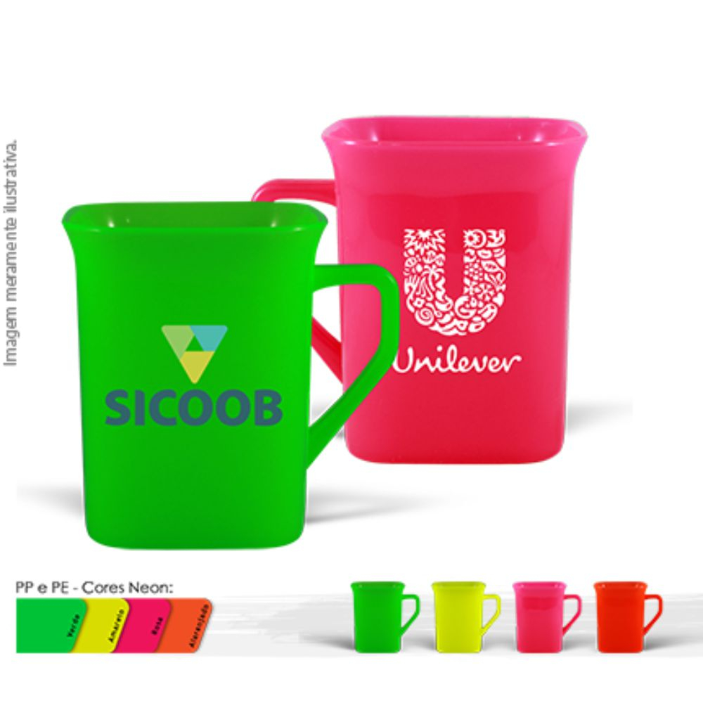 Caneca quadrada 250ml