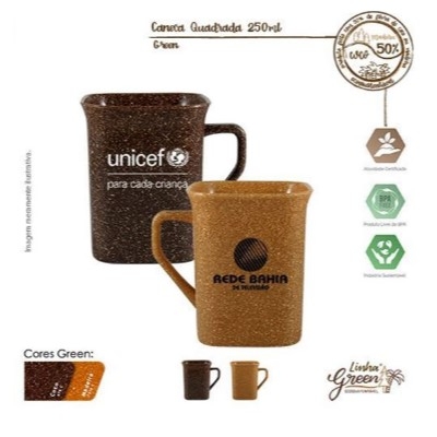 Caneca quadrada 250ml-215BBG