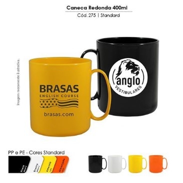 Caneca redonda 400ml