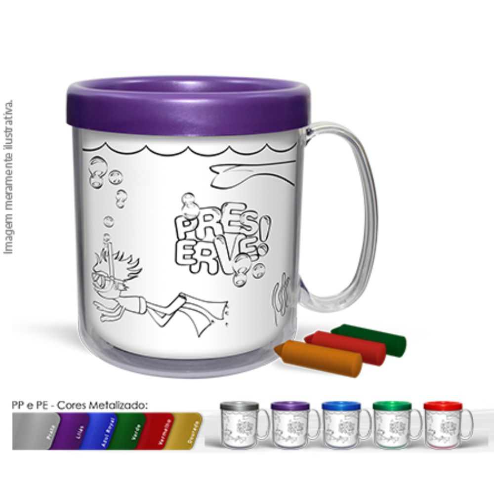 Caneca térmica infantil 300ml