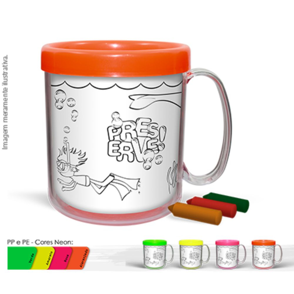 Caneca térmica infantil 300ml