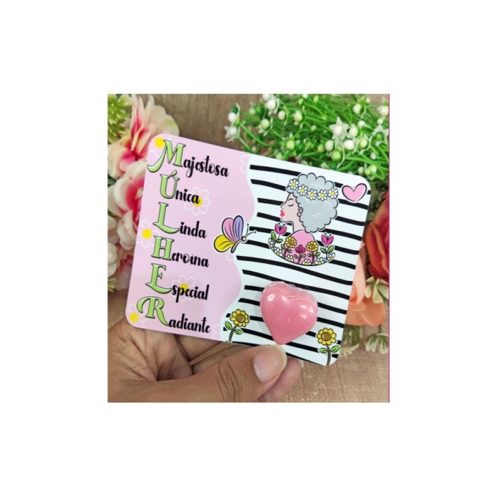 Card + mini sabonete -06023DL