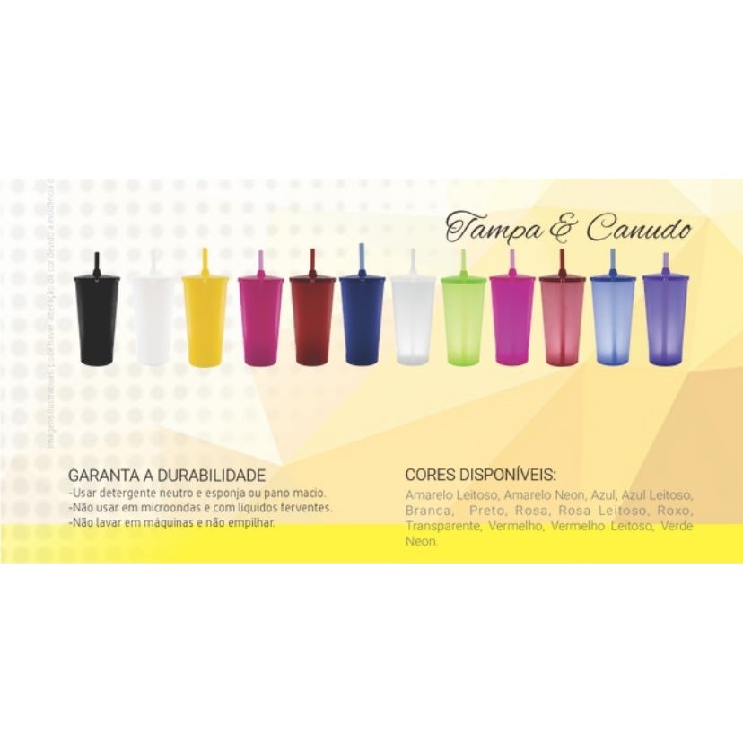 Copo eco com tampa e canudo -29091AC