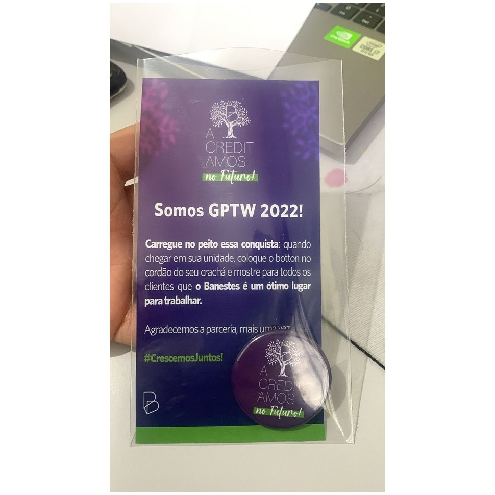 Kit: Botton, Panfleto e Sacola-01061AI