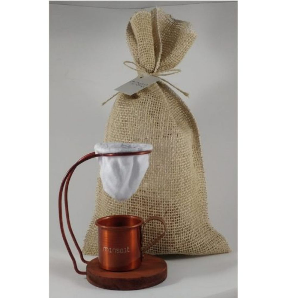 Mini Coador de Café com Embalagem de Juta-1050BLX