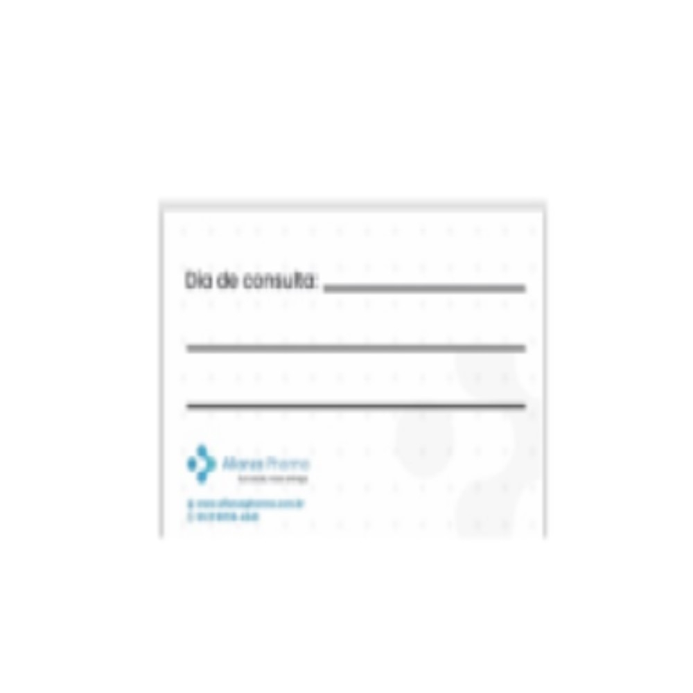 <P> Bloco dia da consulta 50X1 CM -23042GC