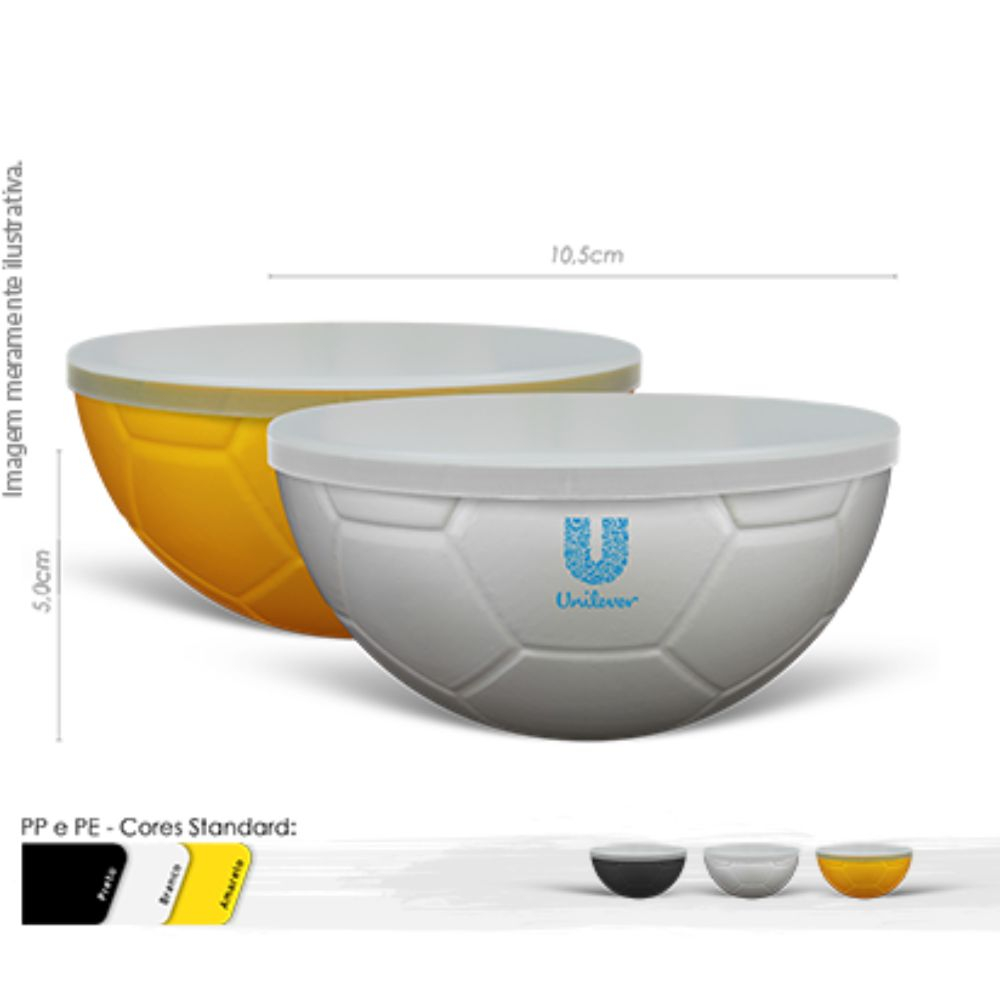 Petisqueira Futebol com tampa -440BB