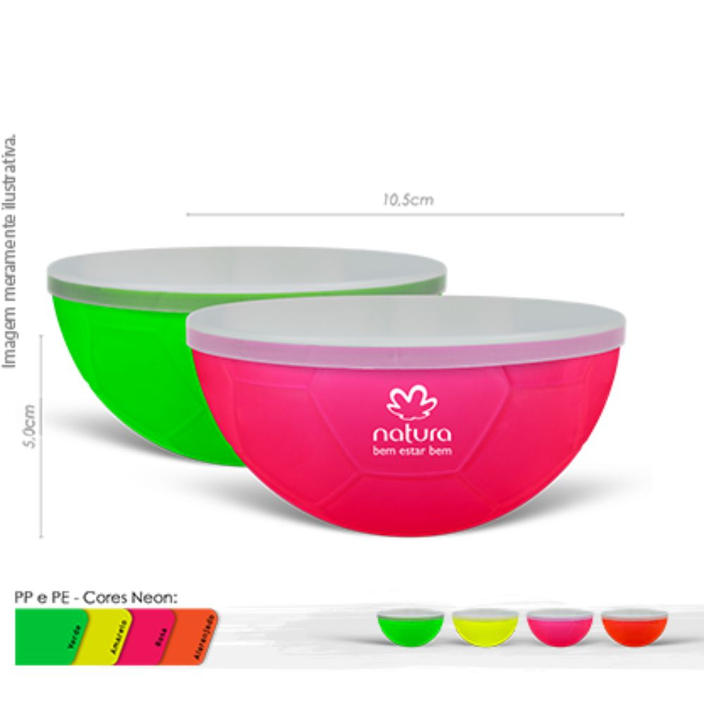 Petisqueira Futebol com tampa 