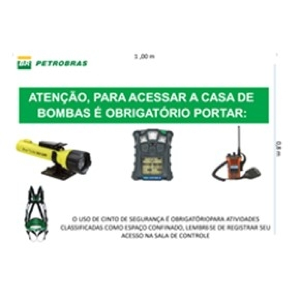 Placa de Sinalização -221CUT