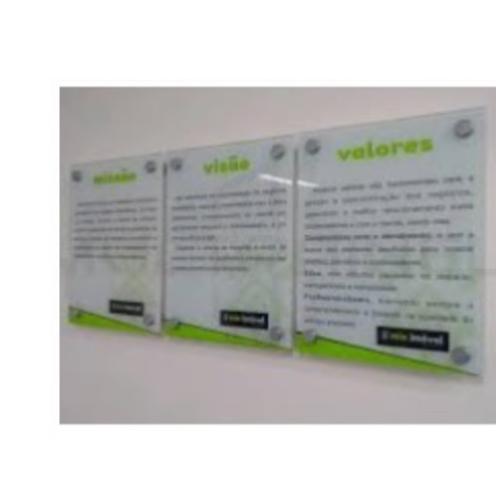 Placa em acrilico -07111SA