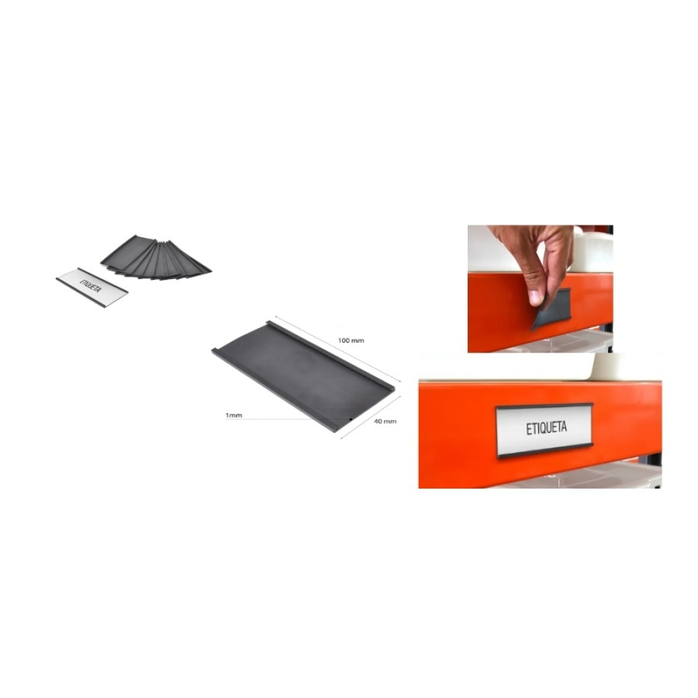 Porta Etiqueta Magnético -0909ML