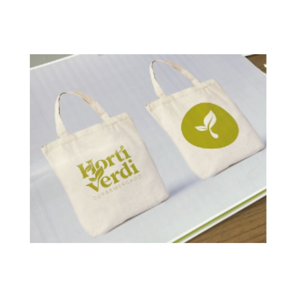 Sacola em algodão 40x40cm-10308AL