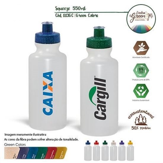 Squeeze 550 Ml Green Colors-113GCBB