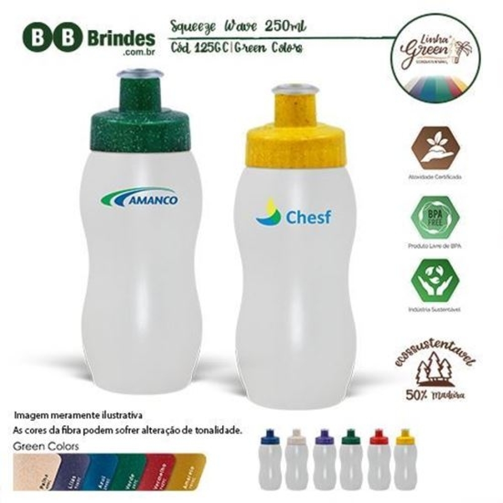 Squeeze Wave 250 ml Green Colors-125BBGC