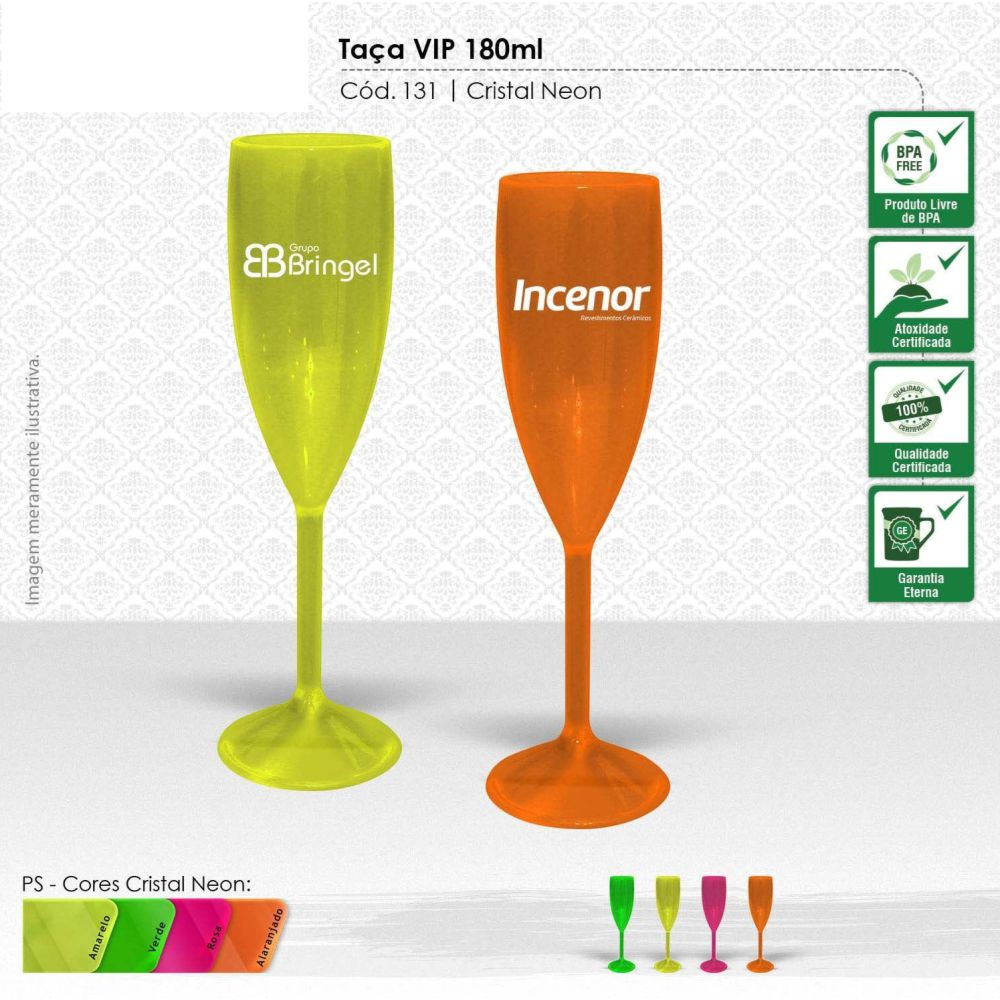 Taça VIP 180ml PS Cristal