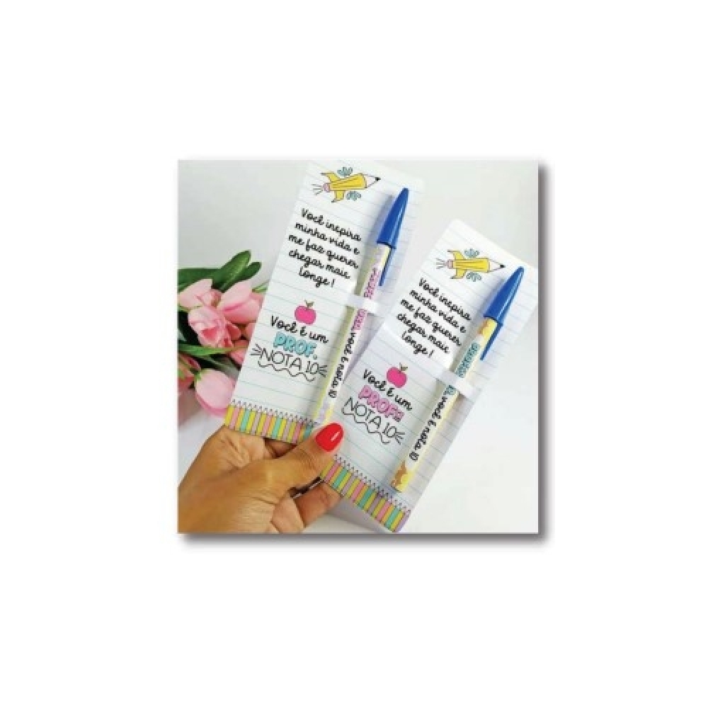 Tag + caneta Bic -24071EC