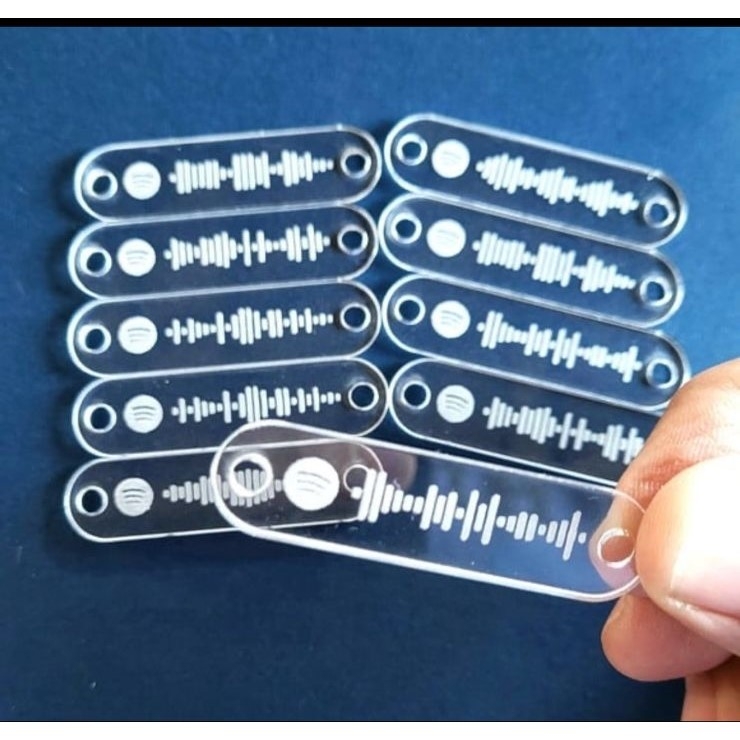 Tag para Pulseira C/ Playlist Spotify-23011AS