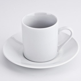 Xícara Reta com Pires -06052SM