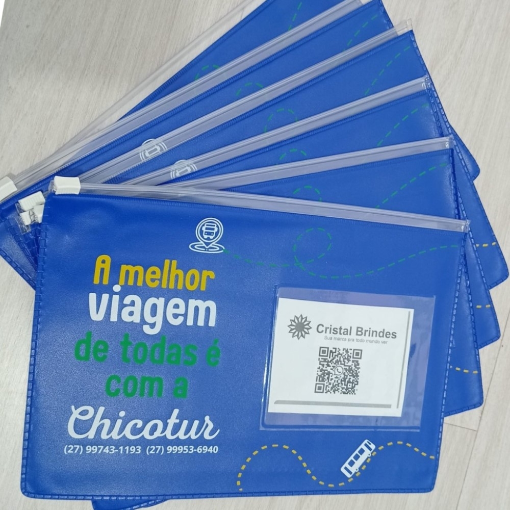 Pasta Zip Zap com visor