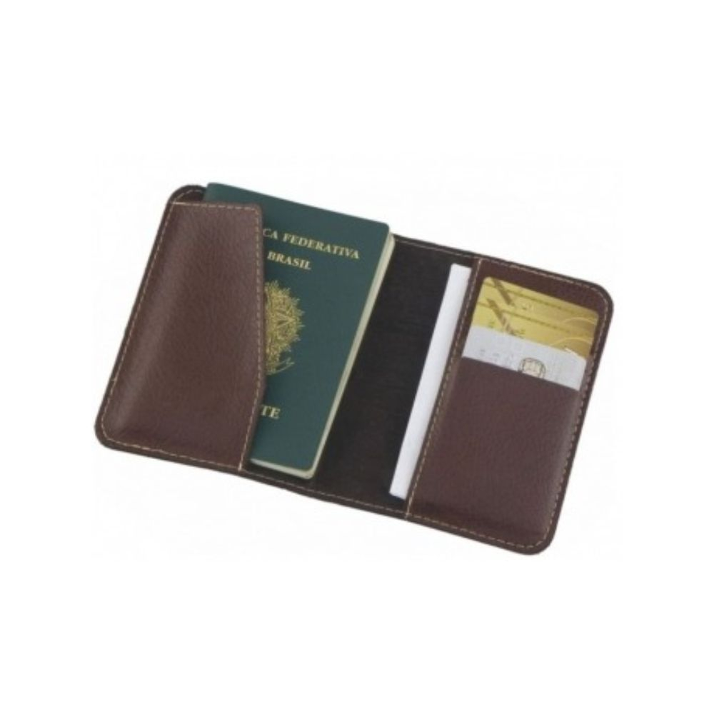 Porta Passaporte em couro sintético