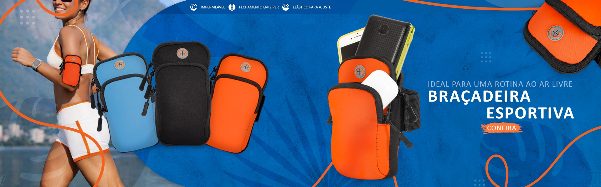braçadeira esportiva